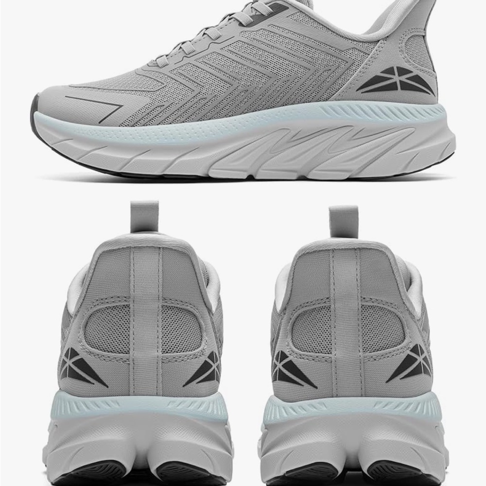 ALLSWIFT Women's Slip On Walking Shoes Grey Size: 7 NWT - Picture 3 of 12